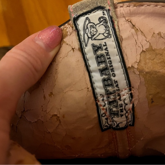 ARIAT FATBABY Brown and Cream Embroidered cowboy Boots - Picture 5 of 5